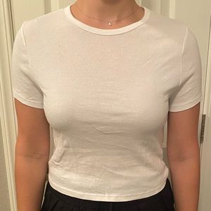 White Top shop basic Tee